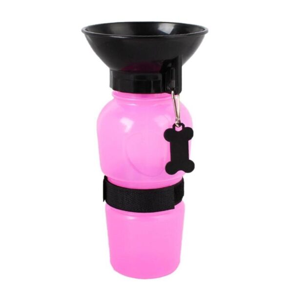Portable Bouteille d'eau Pour Chien rose